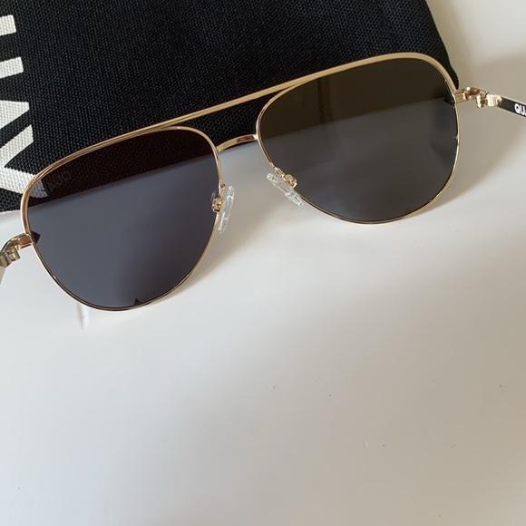 Quay - Sunglasses for Men & Women, Aviator Lenses with UV Protection - Picture 6 of 8